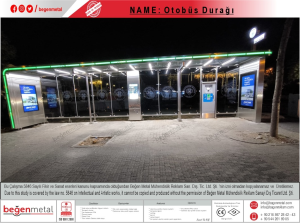 Akıllı Durak Dijital Panolu Durak.