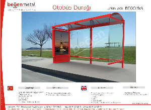 تولید ایستگاه اتوبوس فلزی