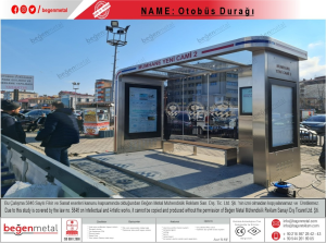 Dijital Ekranlı Akıllı Durak.