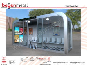 Stainless Bus Shelter