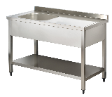 stainless steel bench